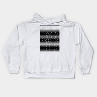 Visualisation of Pi to 25 decimal places Kids Hoodie